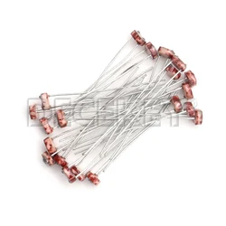 50PCS/lot LDR Photo Light Sensitive Resistor Photoelectric Photoresistor 5528 GL5528 5537 5506 5516 5539 5549 For Arduino