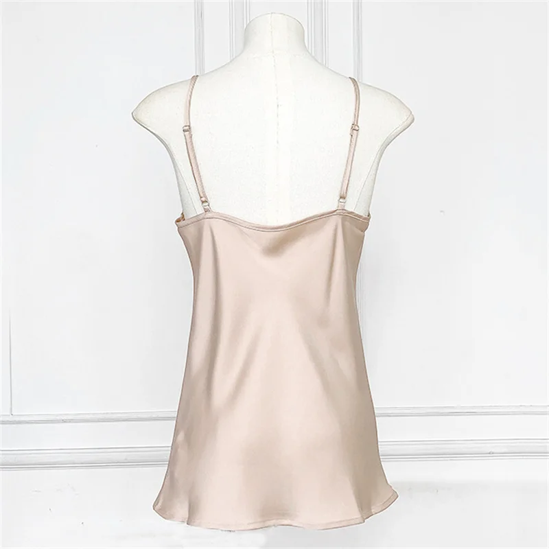 women's tops New lace patchwork women's vest for spring 2026 Sexy backless suspender sleeveless top Women's corset y2k t-shirt