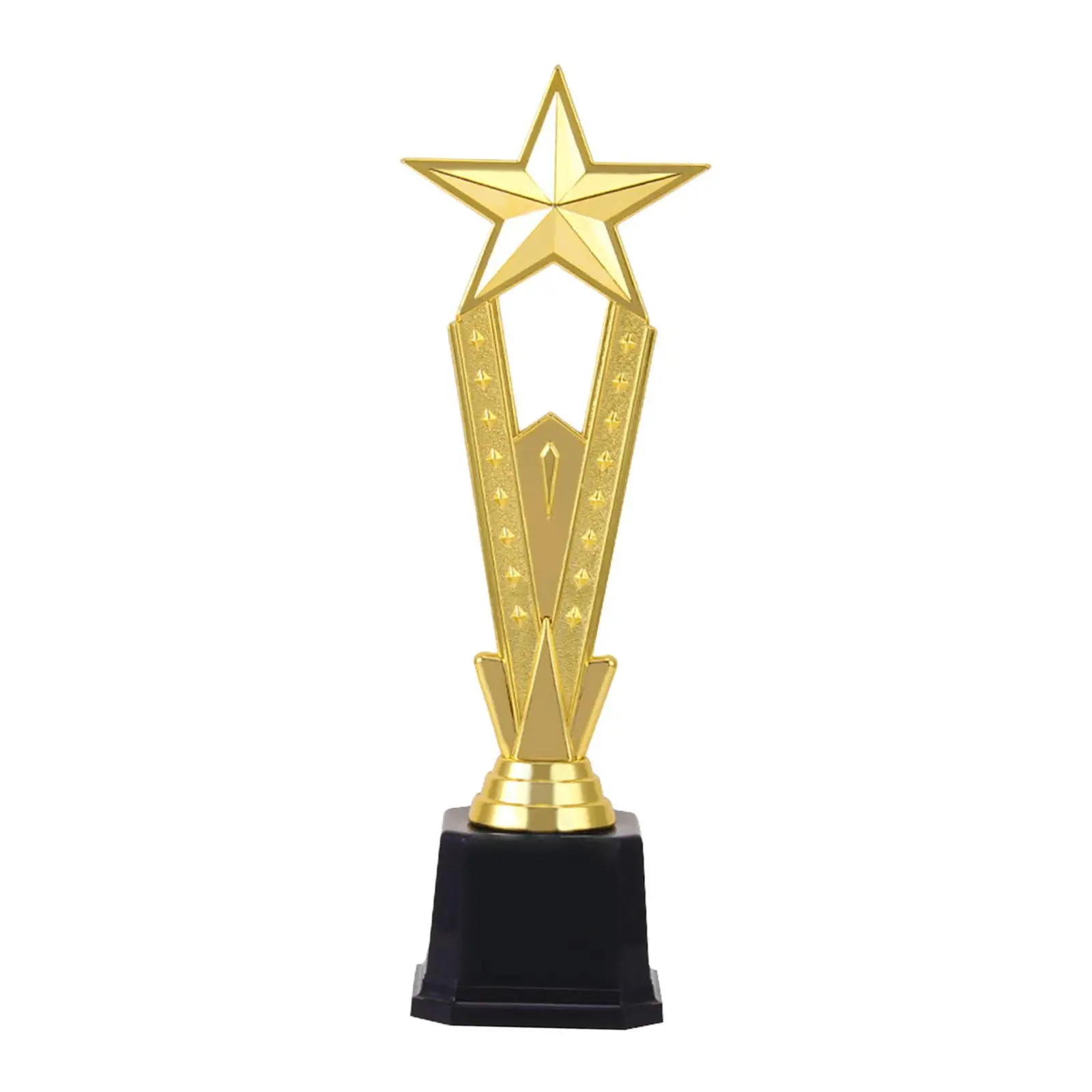 Star Trophy Award Golden Decor Props Award Trophies for Football Celebrations Competitions Sports Championships Spelling Bee view 2