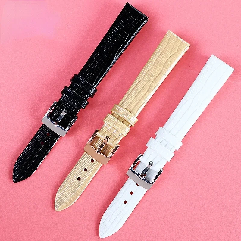 Genuine Leather Watch Band for Amani Ar1681 1682 1683 1883 1882 Women's 14mm