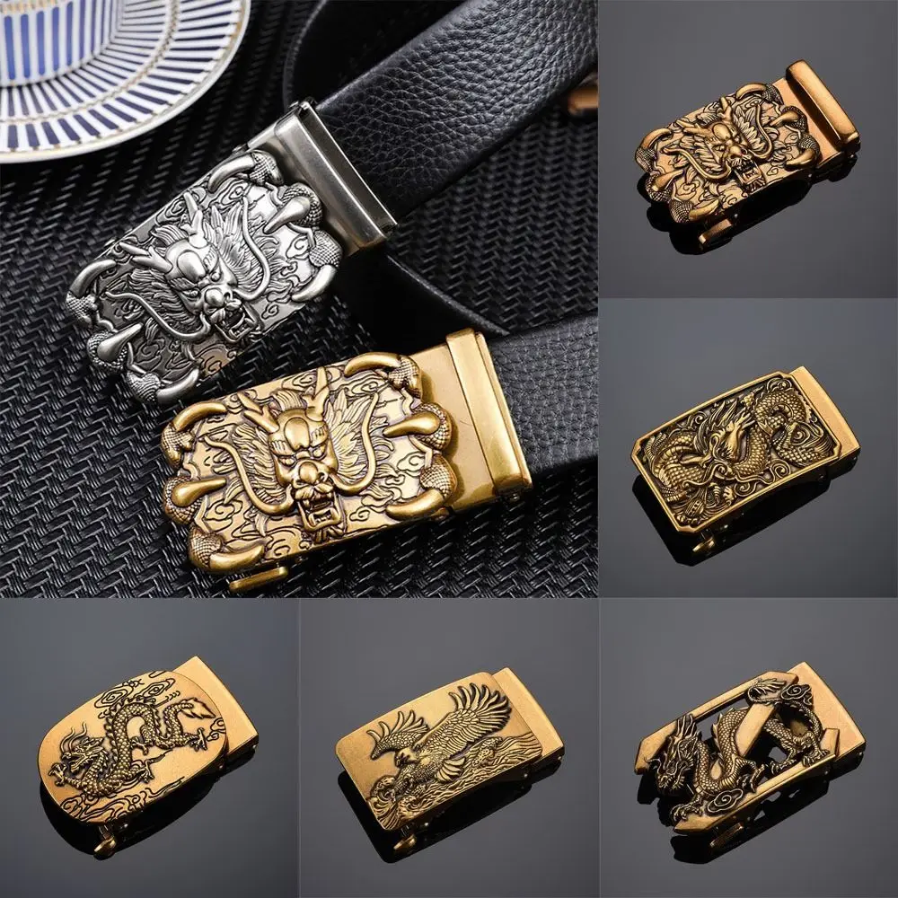 أزياء الرجعية حزام استبدال مشبك معدني نحت الرجال حزام رئيس الرجال الملحقات