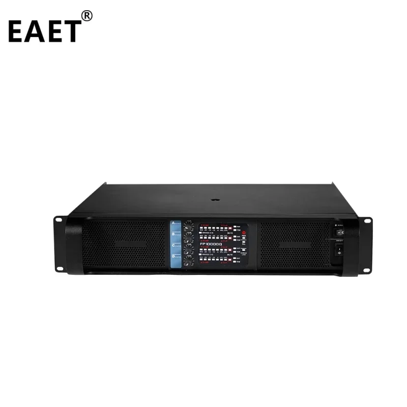 Channels Professional Power Amplifier FP20000Q DJ Amplifier HOT SALE 5000W 4 Subwoofer 15 Speaker 4 