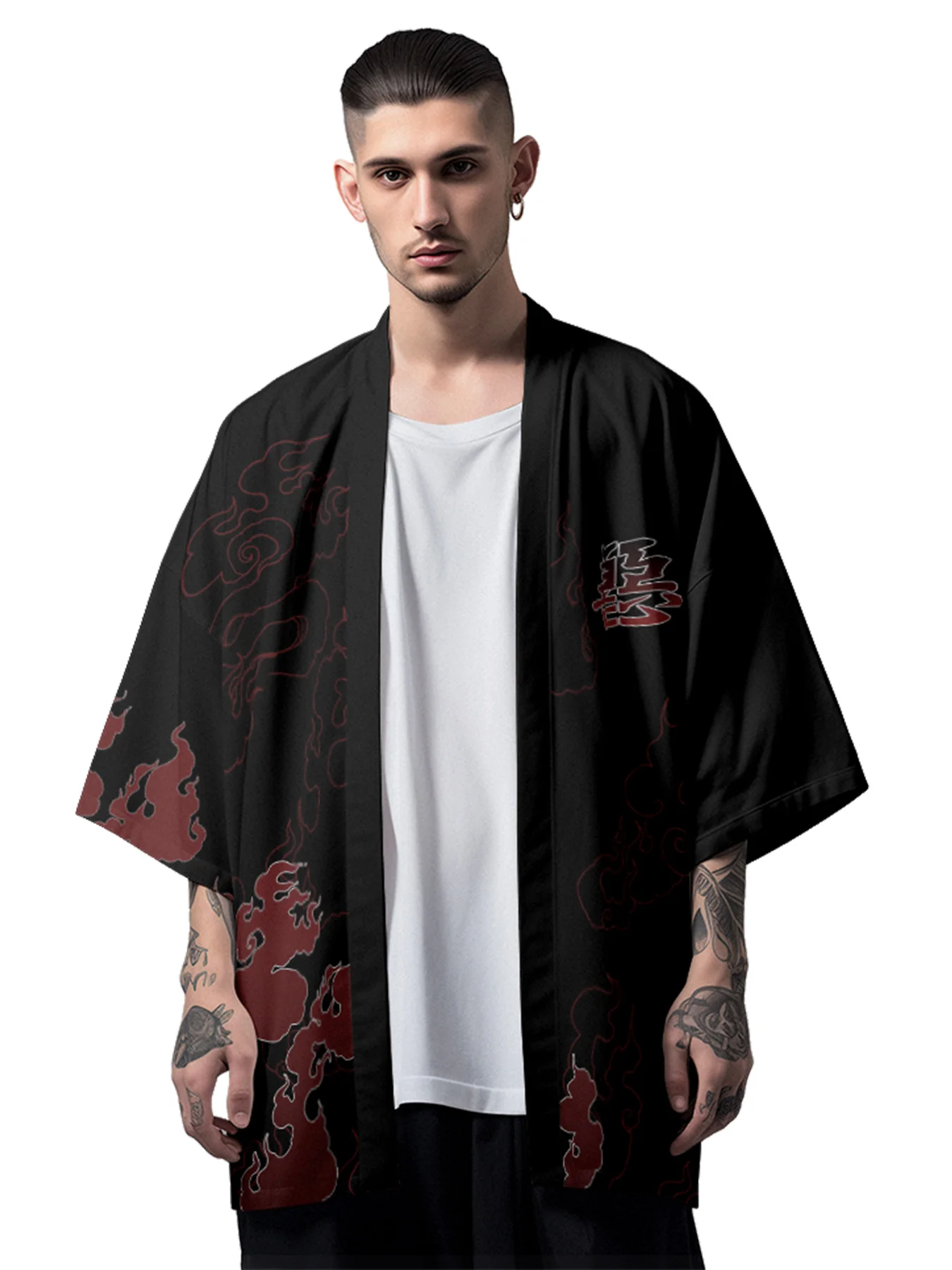 Summer Kimono Hawaiian Shirt Men Hip Hop Kimono Streetwear Cardigan Beach Bathrobes Popular Haori Women Yukata Japanese Clothes