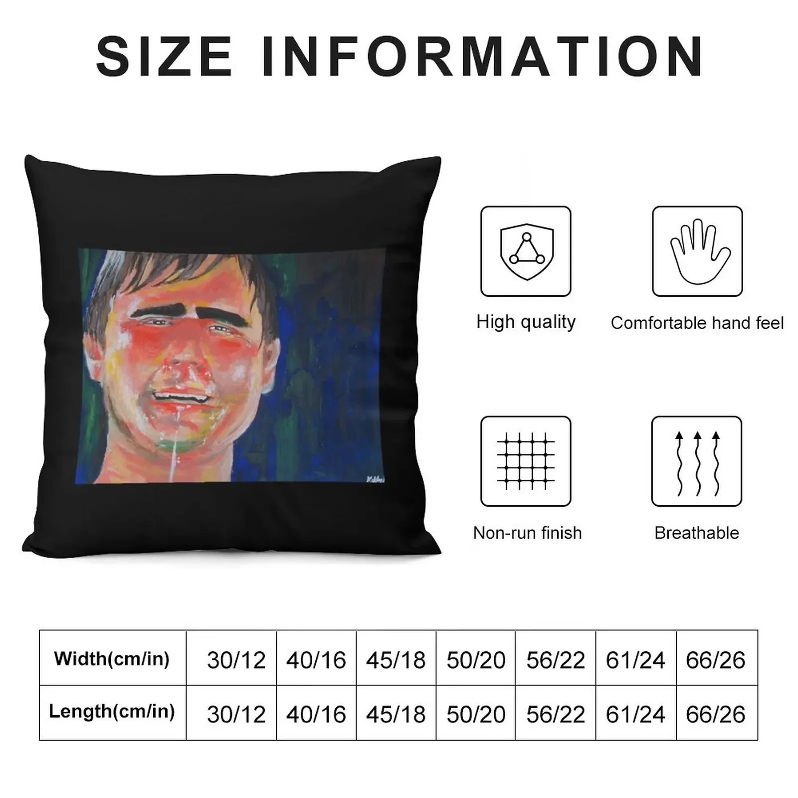 Casey Tatum Tim and Eric acrylic portrait Throw Pillow christmas pillow case christmas decorations for home 2025 pillow