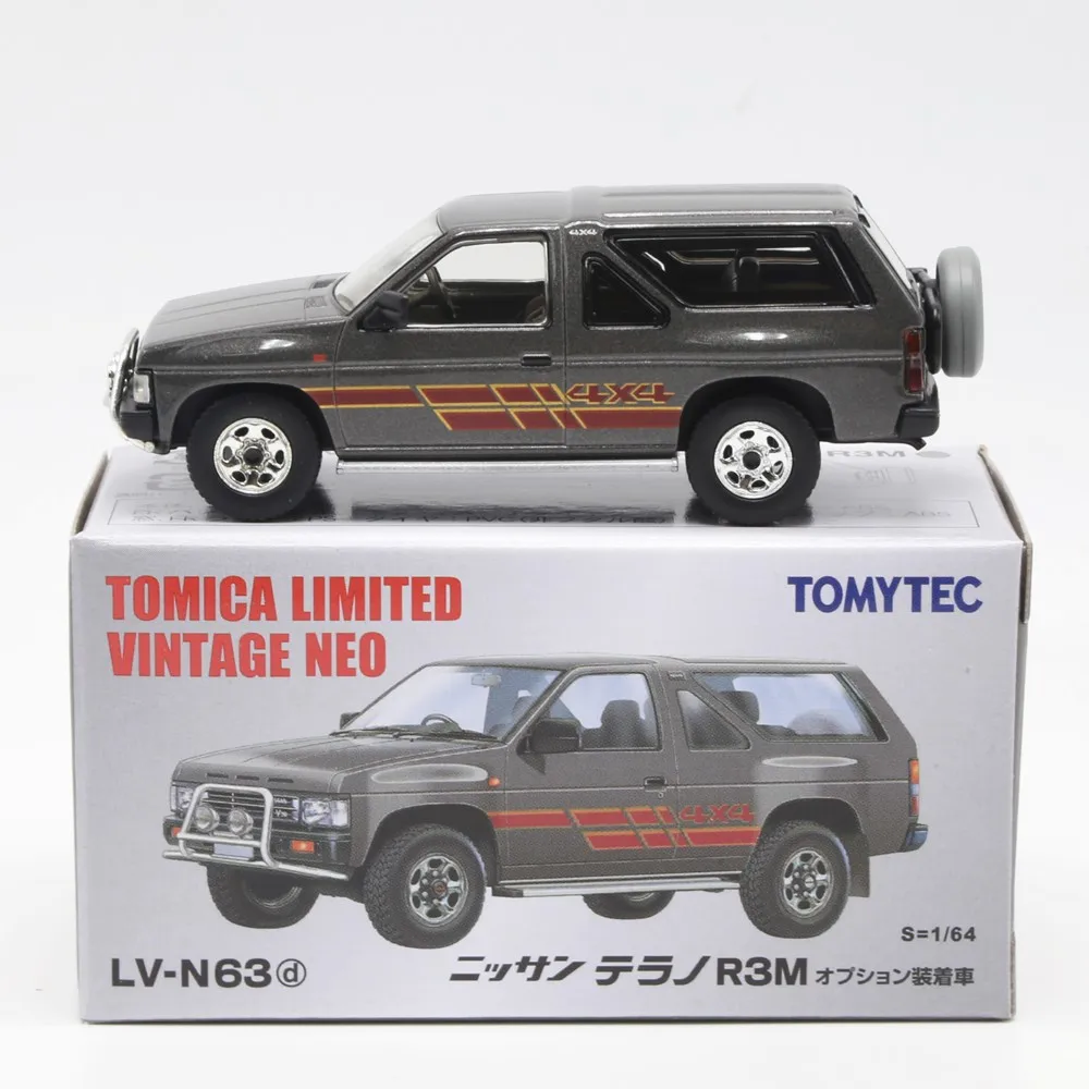 Tomytec Tomica TLV N63C/D TERRANO R3M SUV Limited Edition Simulation Alloy Static Car Model Toy Gift