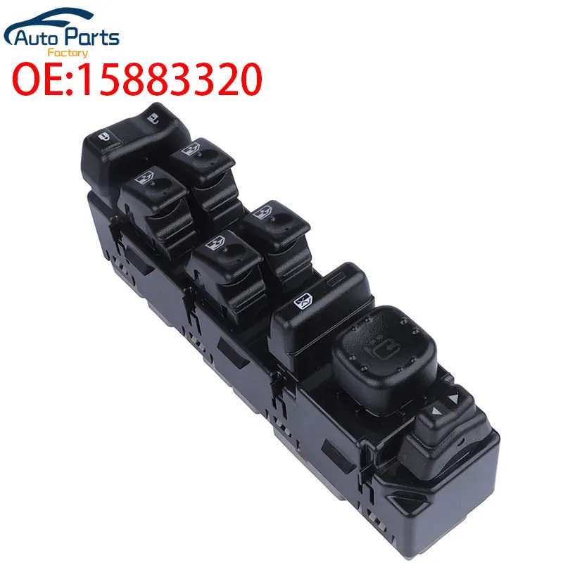 

New Front Left Power Window Switch For Cadillac Escalade Chevrolet Silverado GMC Sierra Yukon 15883320