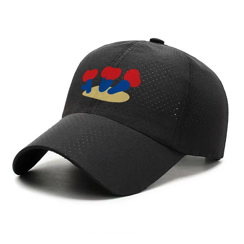 Abstract Paint Palette Quick Dry Baseball Cap Breathable Sports Hat Unisex Outdoor Headwear