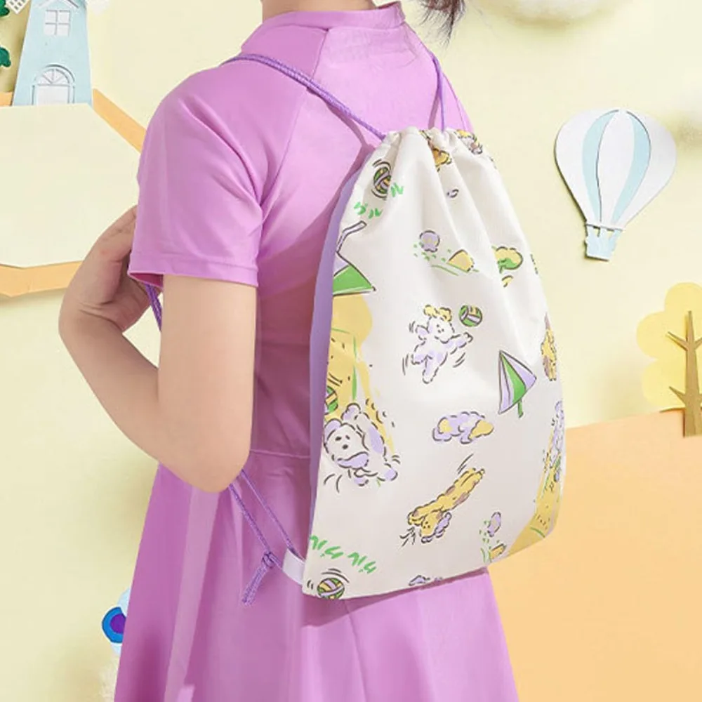 

Waterproof Children's Swimming Bag Dry Wet Separation Shoe Compartment Beach Bag Lightweight Cartoon Swimm Storage Bag