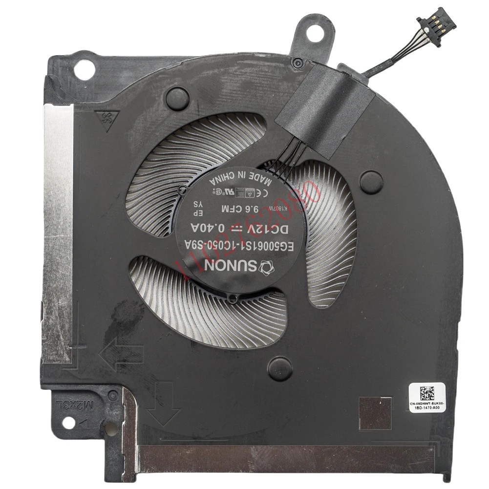 Imagem -05 - Ventilador de Substituição para Cpu e Gpu Dell Alienware Série X17 r1 X17r1 X17 r2 X17r2 2023 Cn0x63jw Cn-09dnwt