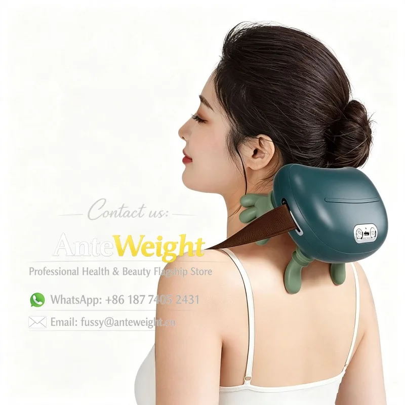 Simulated Human Hand Neck Shoulder Back Massager, Kneading Shiatsu Device | Relief for Cervical, Lumbar & Body Pain