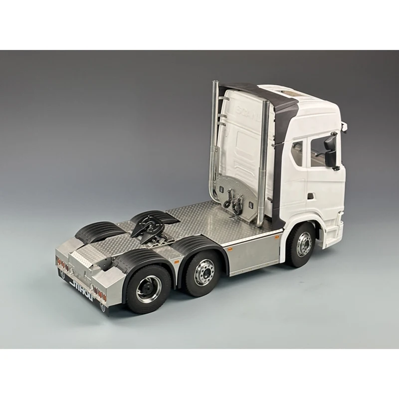 タミヤrc,ダンプトラック,スカニア,スカニア770s,56368,ボルボベンツ,アロックス,レズ,1:12スケール用の金属製エキゾーストマニホールド