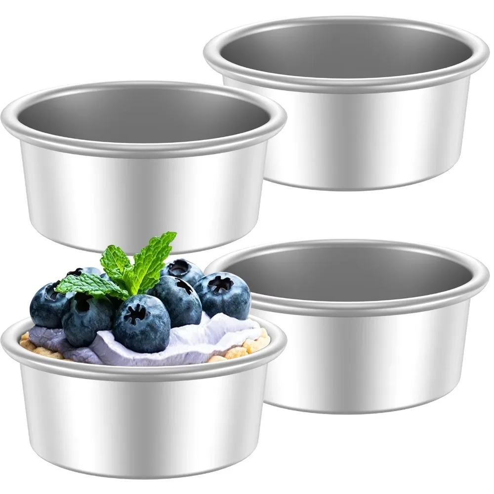 4/5/6/7/8/9/10 Inch Cake Bake Pan Aluminum Alloy Non-Stick Cake Tin Heat-Resistant Round Cake Mold Pan Kitchen Dessert Baking