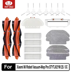 Para xiaomi mijia mi robô vácuo-mop pro stytj02ym 2s/3c/conga 3490 viomi v2 pro v3 se escova lateral principal filtro hepa peça mop