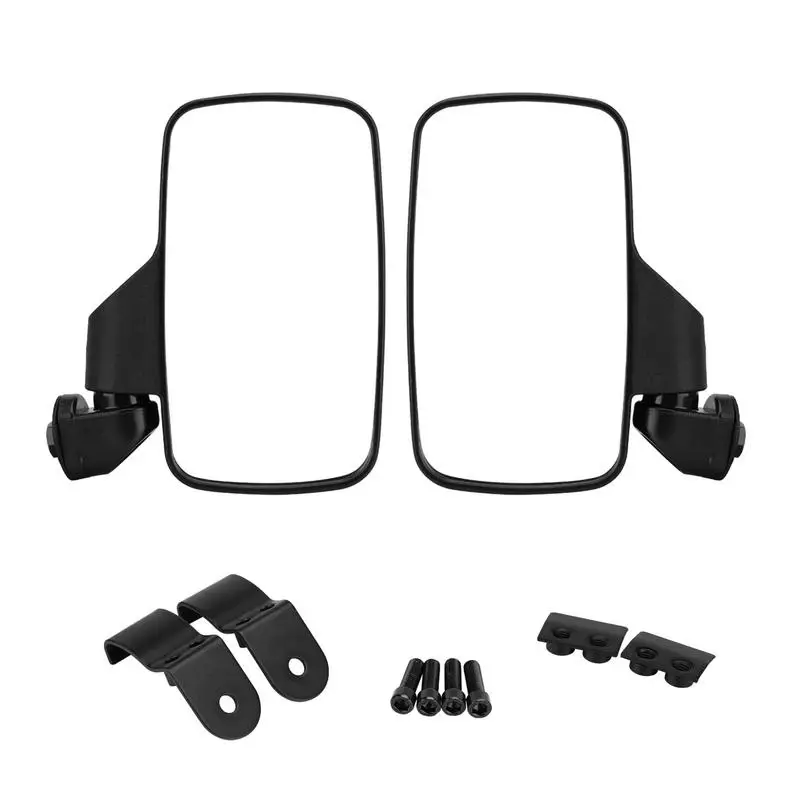 

Utv Side Mirrors Side Reflection Mirrors With 360 Degree Adjustable Conversion Utv Replacement Parts For 1.75 To 2 Roll Cage