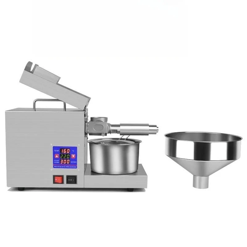 

Automatic stainless steel oil press, small and medium-sized commercial
