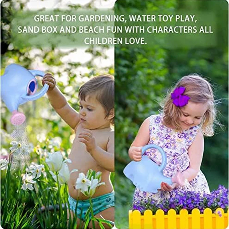 0.4 Gallon Plastic Watering Can Small Lightweight-Cute Indoor Outdoor Garden Plants, Kids Toy Watering Durable 22 X 14 X 17Cm