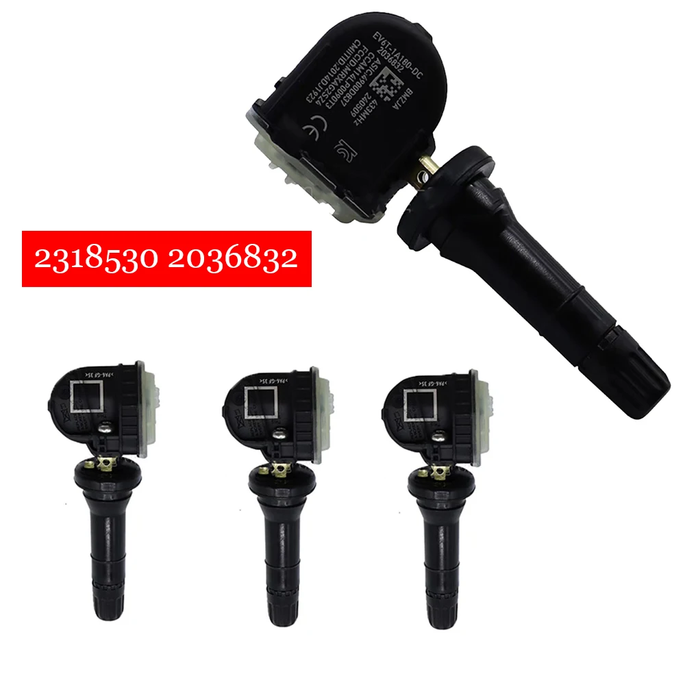 

2318530 TPMS 4 шт., автомобильный датчик давления в шинах, система мониторинга, 433 МГц, высокое качество, срок службы батареи для Ford Multi 2036832