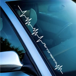 Performance Heartbeat Lifeline Car Sticker Decal Windshield Windscreen Bumper Hood Auto Vehicle Vinyl Decor