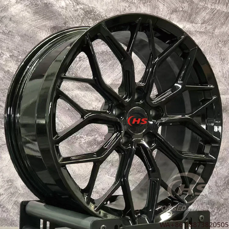 18 19 20 21 22 24Inch Wheel 1-Piece Gloss Black Car Forged Wheels Rims 5 Hole 5x120 5X112 20