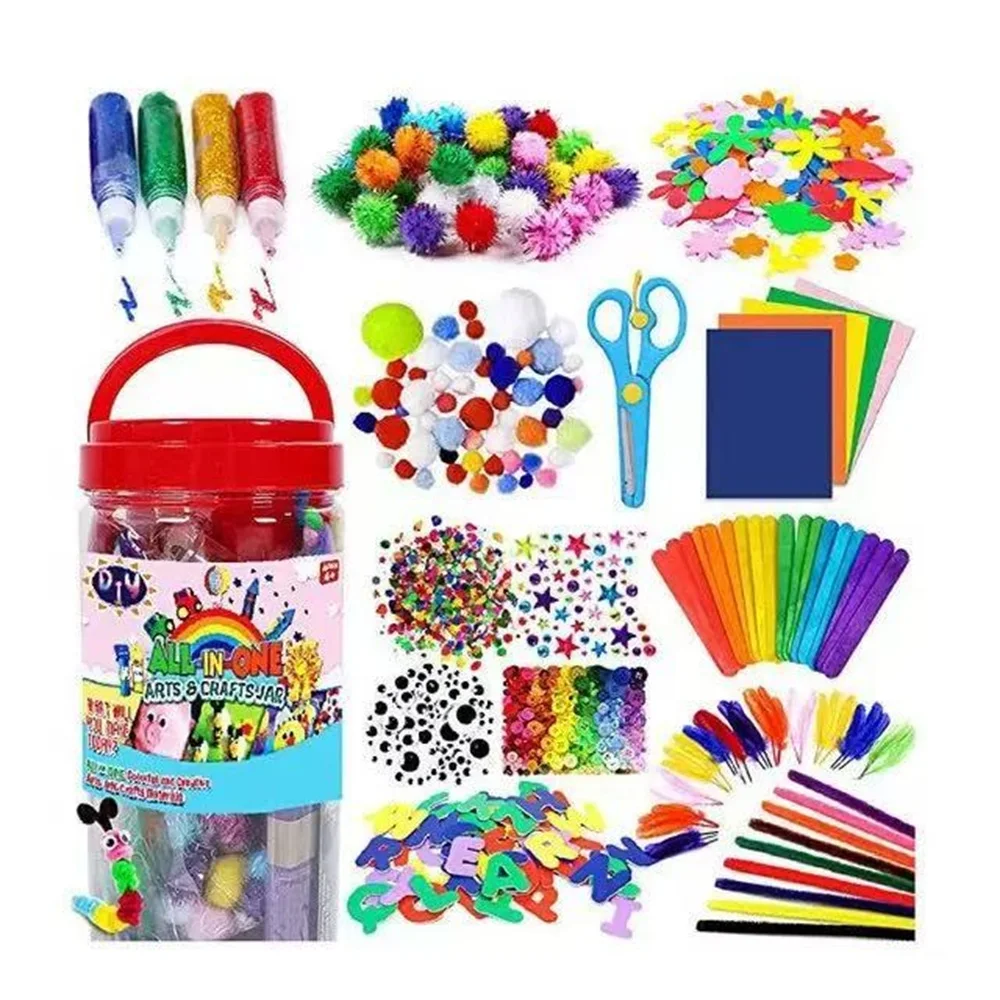 Giocattolo educativo per bambini Kit artigianale fai-da-te Regalo per bambini Materiali fatti a mano per il compleanno Perfetto per l'educazione della scuola materna