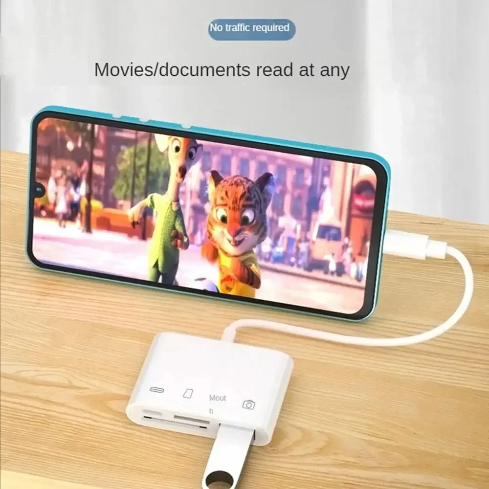 TypeC إلى SD TF قارئ بطاقات الذاكرة USB 3 في 1 محول USB لهواوي سامسونج Xiomi الهاتف اللوحي