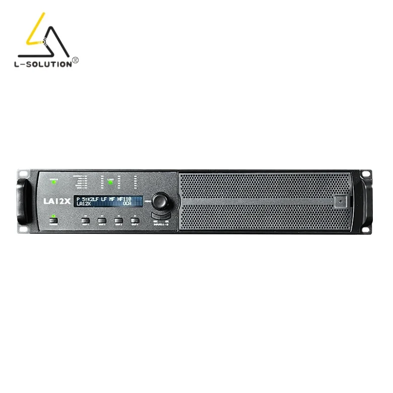 LA12X Professional Audio Sound Amplifier Controller System For DJ For Line Arrays Subwoofer Performance Neodymium Magnet