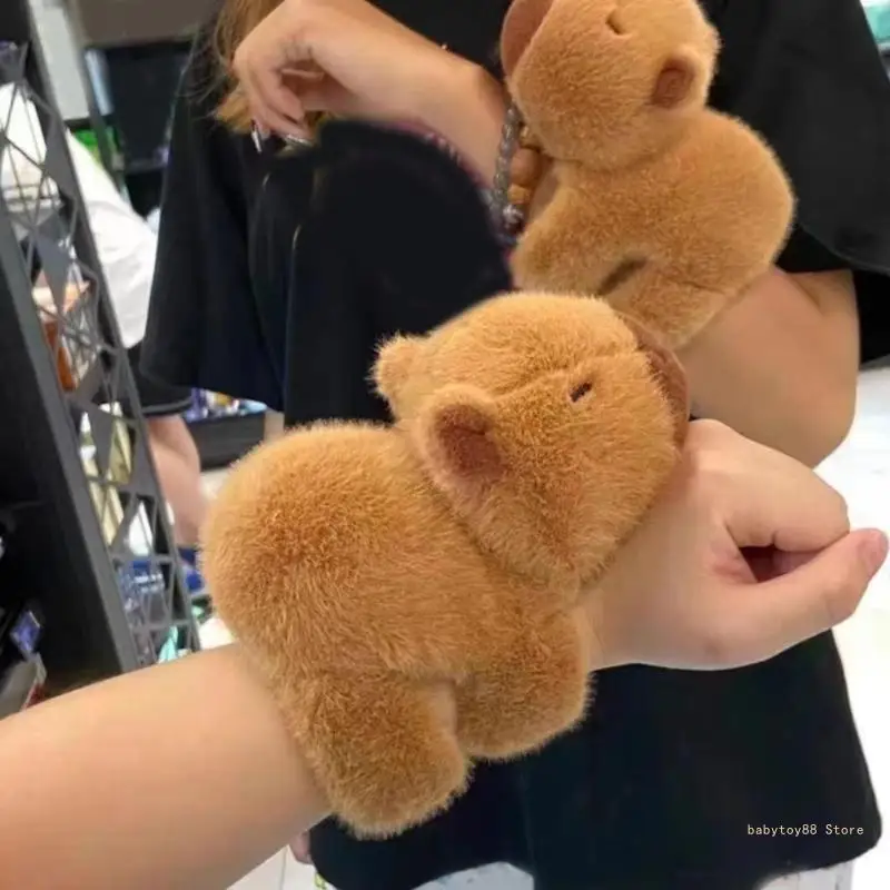 Y4UD Capibara Peluche Clap Circle Simulazione Capibara Anime Giocattolo Simpatici Animali Peluche