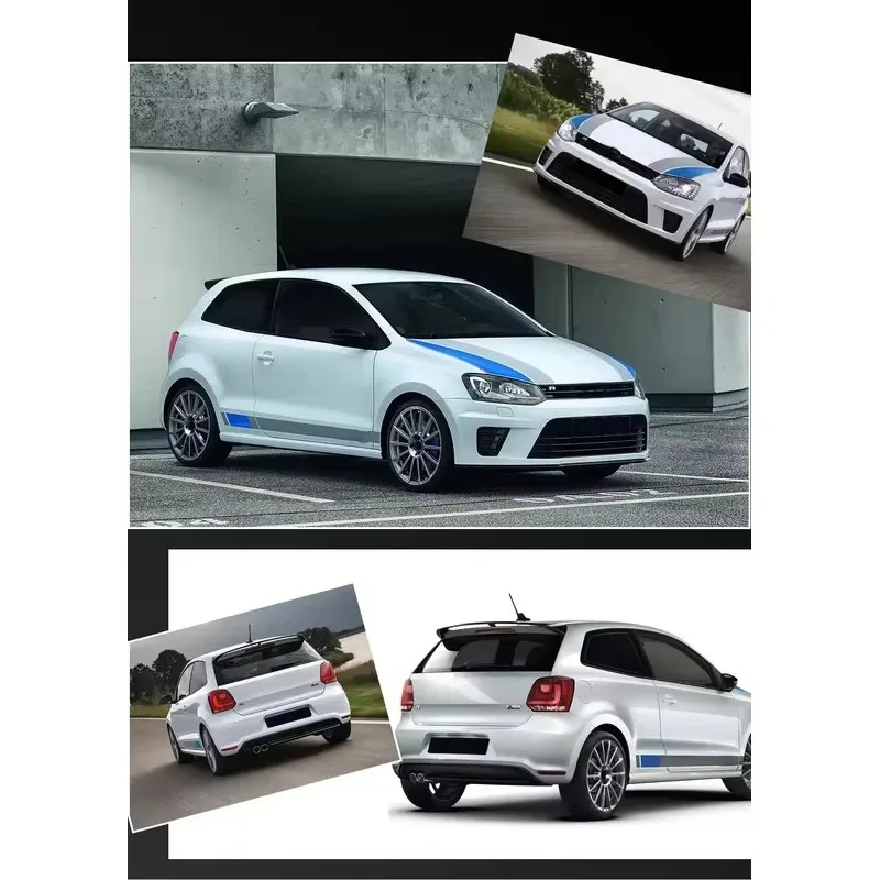 New style K-SEEK Car Accessories Material Bodykit Body Kit Facelift Upgrade PP for VW Polo WRC 2010-2017 view 5