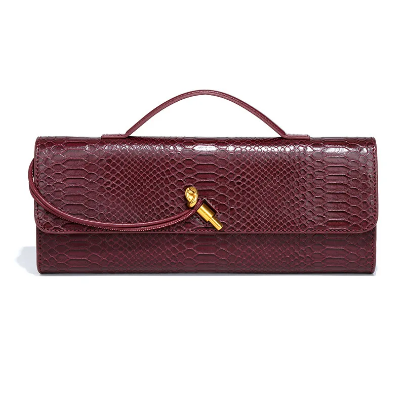 

New Arrival Fashionable Crocodile-PatternTop-Handle Bag Fashionable and Unique Bag for Women's Evening Occasions handbags