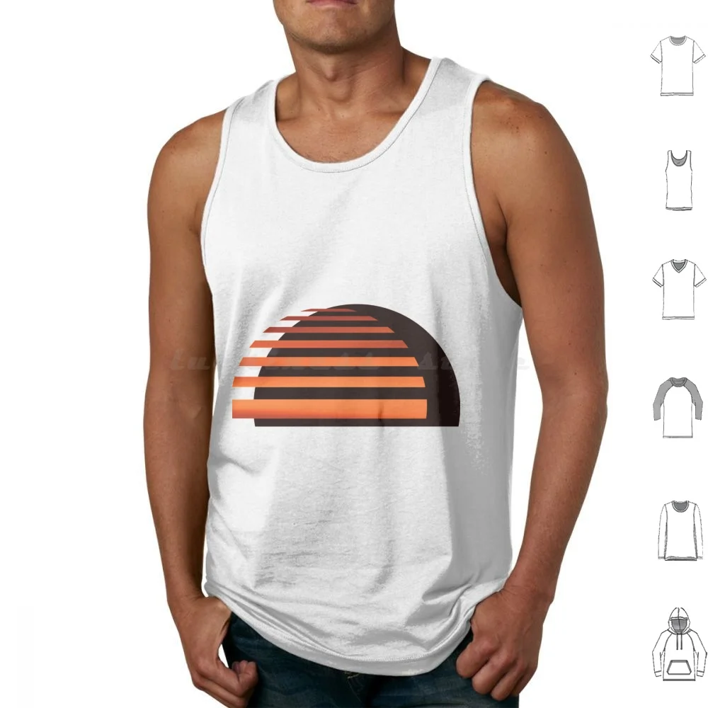 80s Sunset Tank Tops Vest Sleeveless Music Music Glam Band Pop 80s Brian Eno 70s Eno Bowie Bryan Ferry Album 1970s Musician