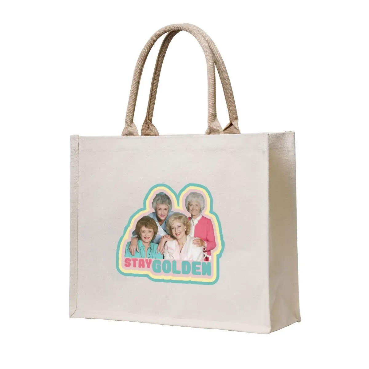 

Stay Golden Tote Bag bags luxury women custom canvas bag female bag