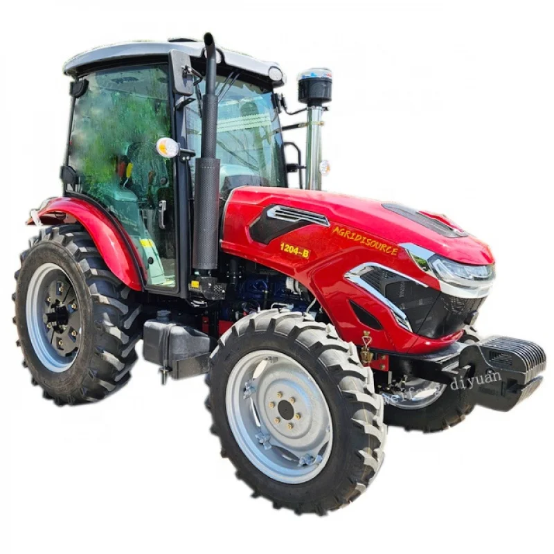 Tractor agrícola pequeño de tracción en las cuatro ruedas, 120HP, con cargador frontal, a la venta