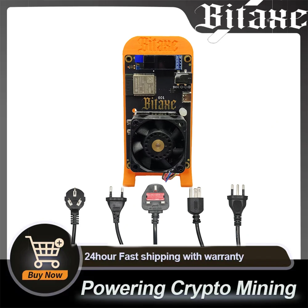 Bitaxe 601 Gamma Bitcoin Miner 1.2TH/s منخفضة الضوضاء ASIC مينر المنزل BTC BCH عمال المناجم Cryptos معدات التعدين جديد #1