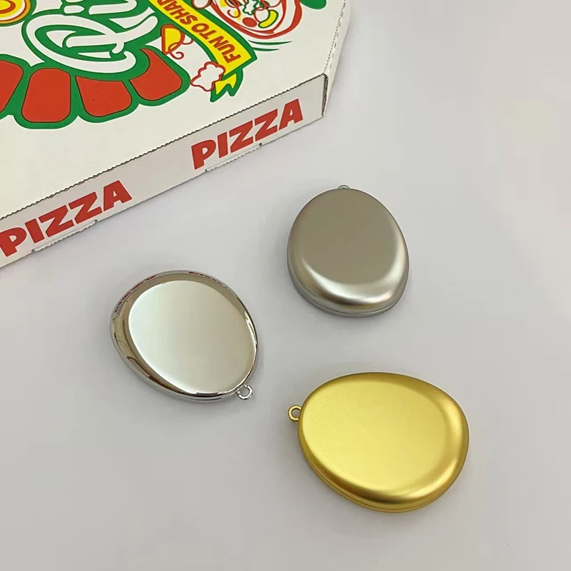 Miroir cosmétique Double face en forme d'huître, miroir pliant coulissant, miroir à main pour filles, miroir de vanité Compact incassable