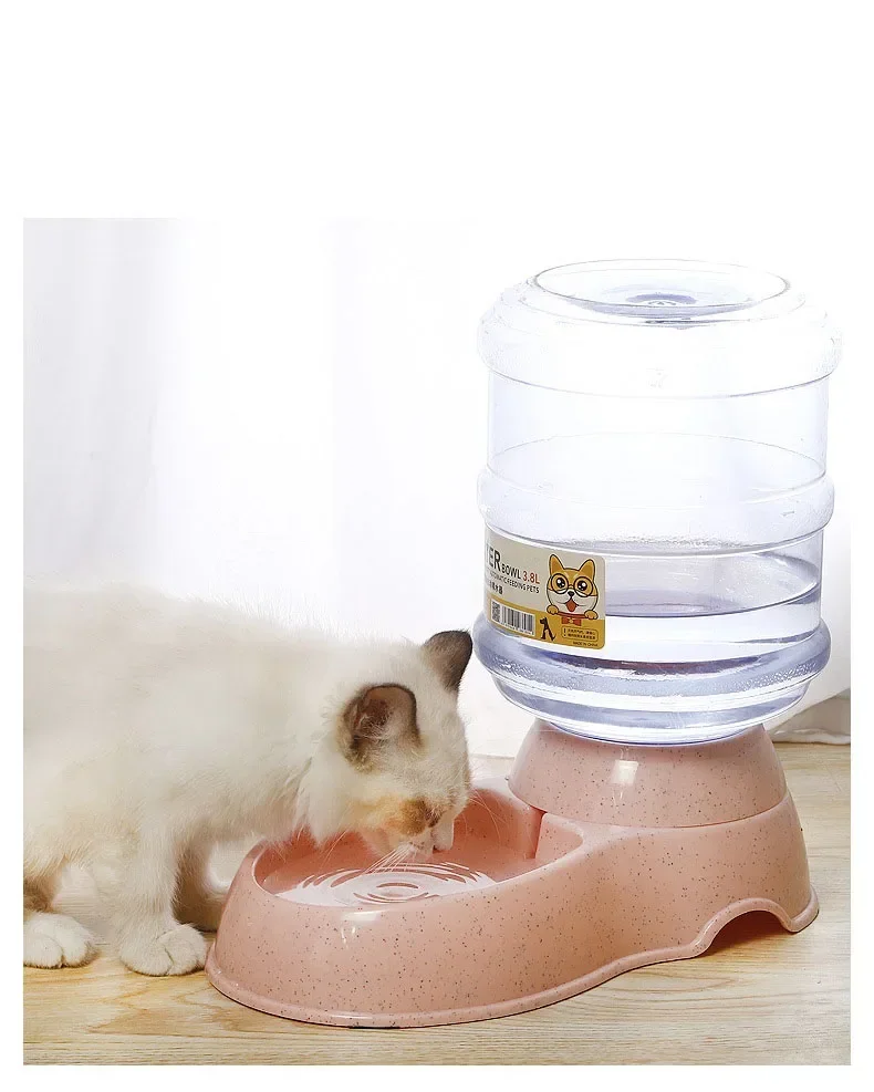 Dog Automatic Feeders Plastic Water Bottle Cat Bowl Feeding and Drinking Dog Water Dispenser Pet Feeding Bowl Pet Supplies