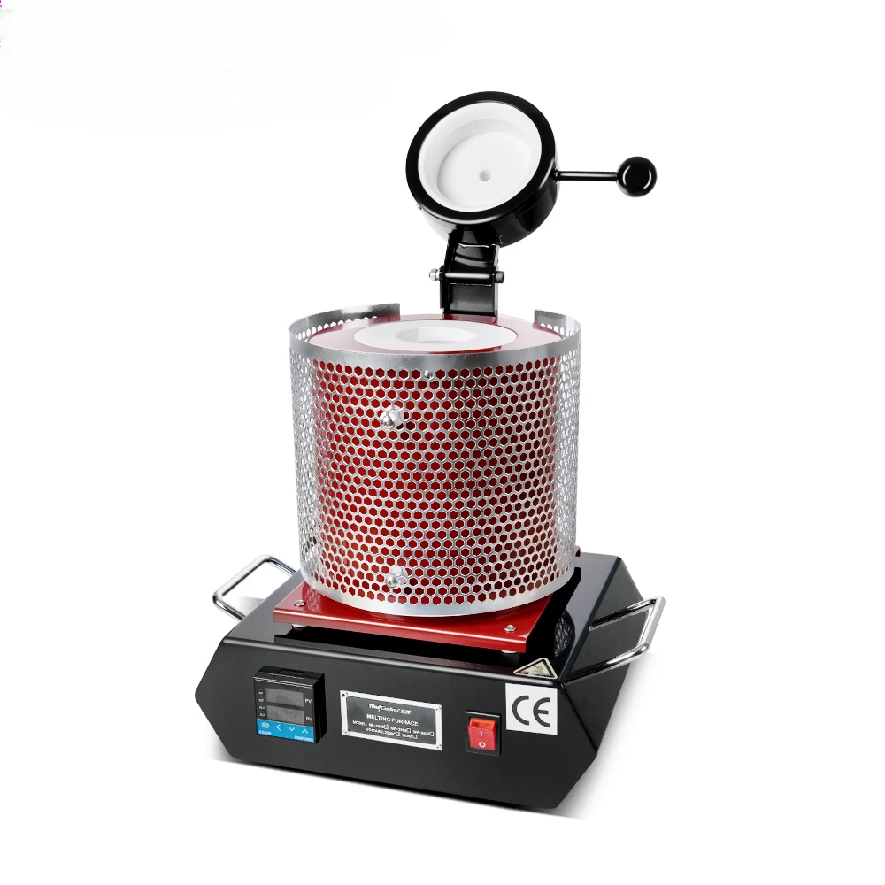 1kg Mini melting furnace, with imported heating coil furnace for smelting gold and silver,goldsmith tools