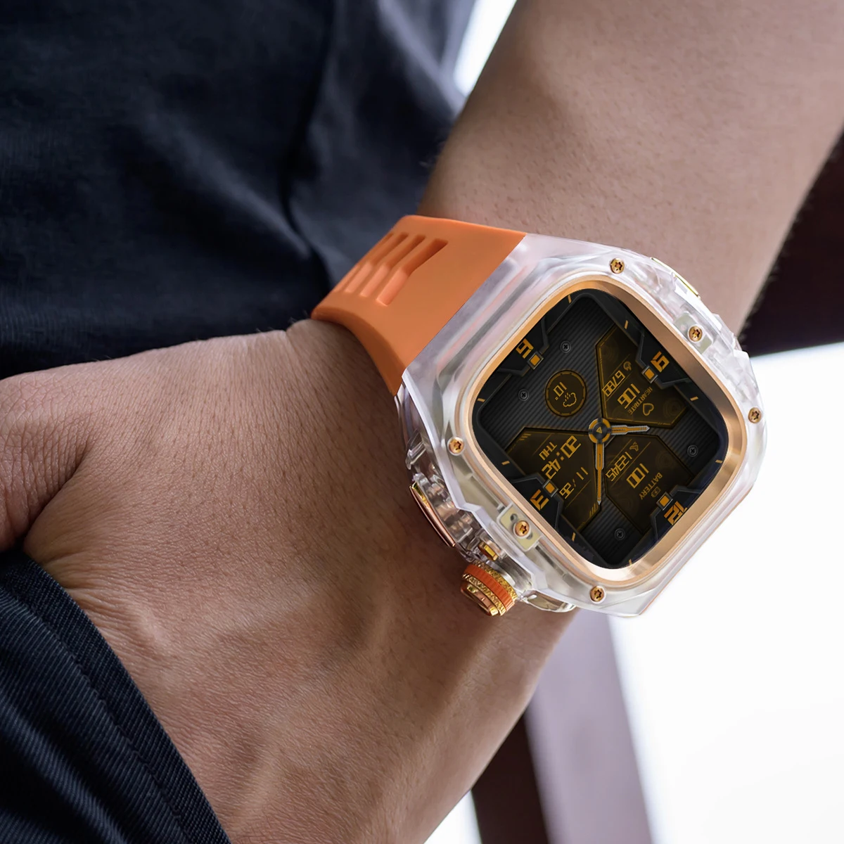 Luxury Transparent Case for Ap - Luxury Watch Apple Bands 评论和价格
