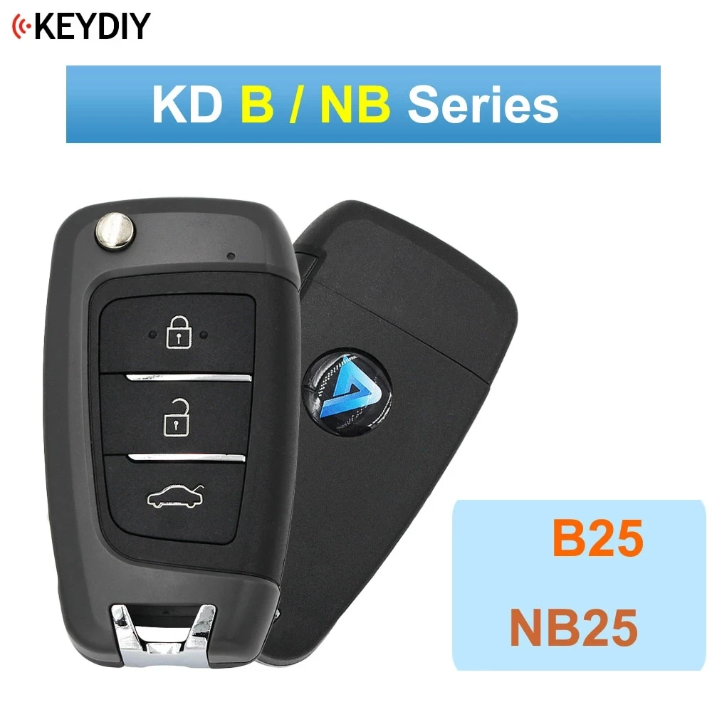 1pcs/lot KEYDIY KD B25 Multifunction Car Remote Key 3 Button Universal Car Keys for KD300 KD900 URG200 Car Remote Control Car