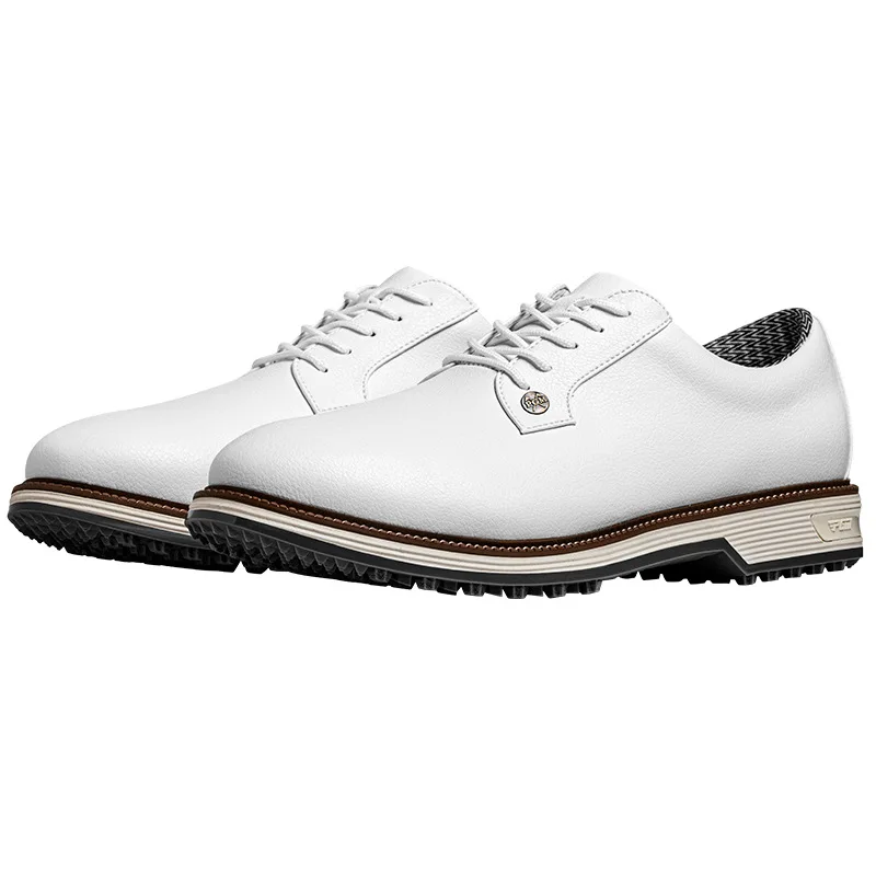 PGM Golf Shoes Men's Brogue Sneakers Anti-slip Spikes High Elastic Cushioning Breathable Waterproof Lightweight Casual Sneakers