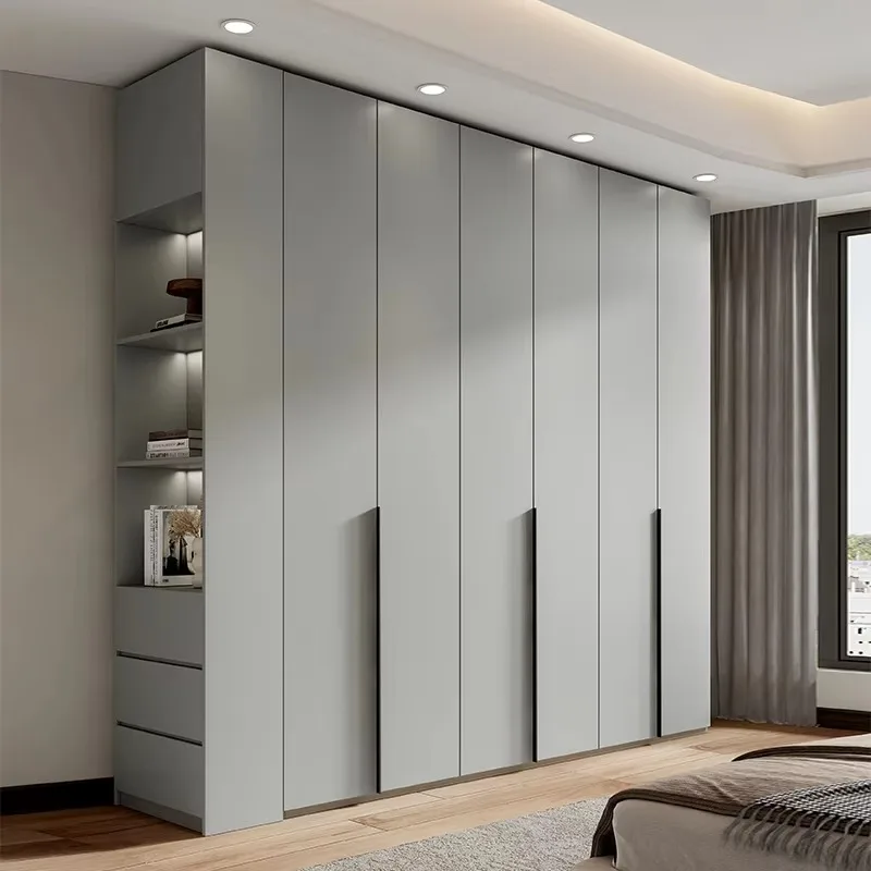 

Nordic Aesthetic Luxury Wardrobes Wood Orgnizer Clothes Bedroom Wardrobes Organizer Storage Wooden Armoire Chambre Home Interior