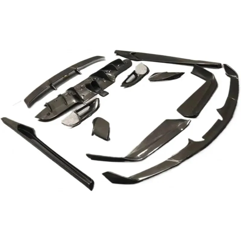 Suitable for Lip Compatible with 488 Gbt Body Kit Carbon Fiber Front Splitter Diffuser Rear Spoiler Side Skir