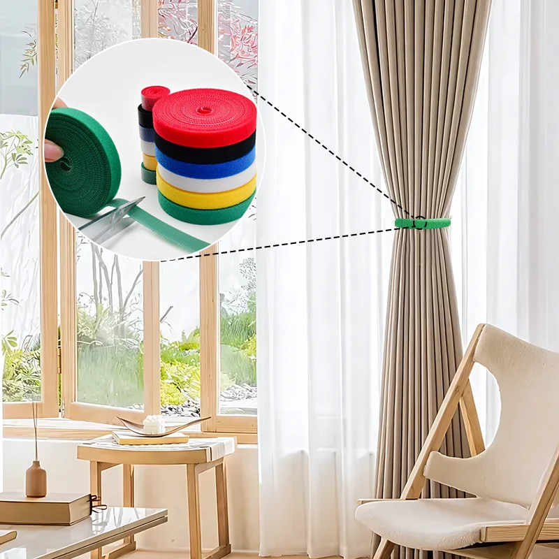 Лента-органайзер для проводов и кабелей, 2 м