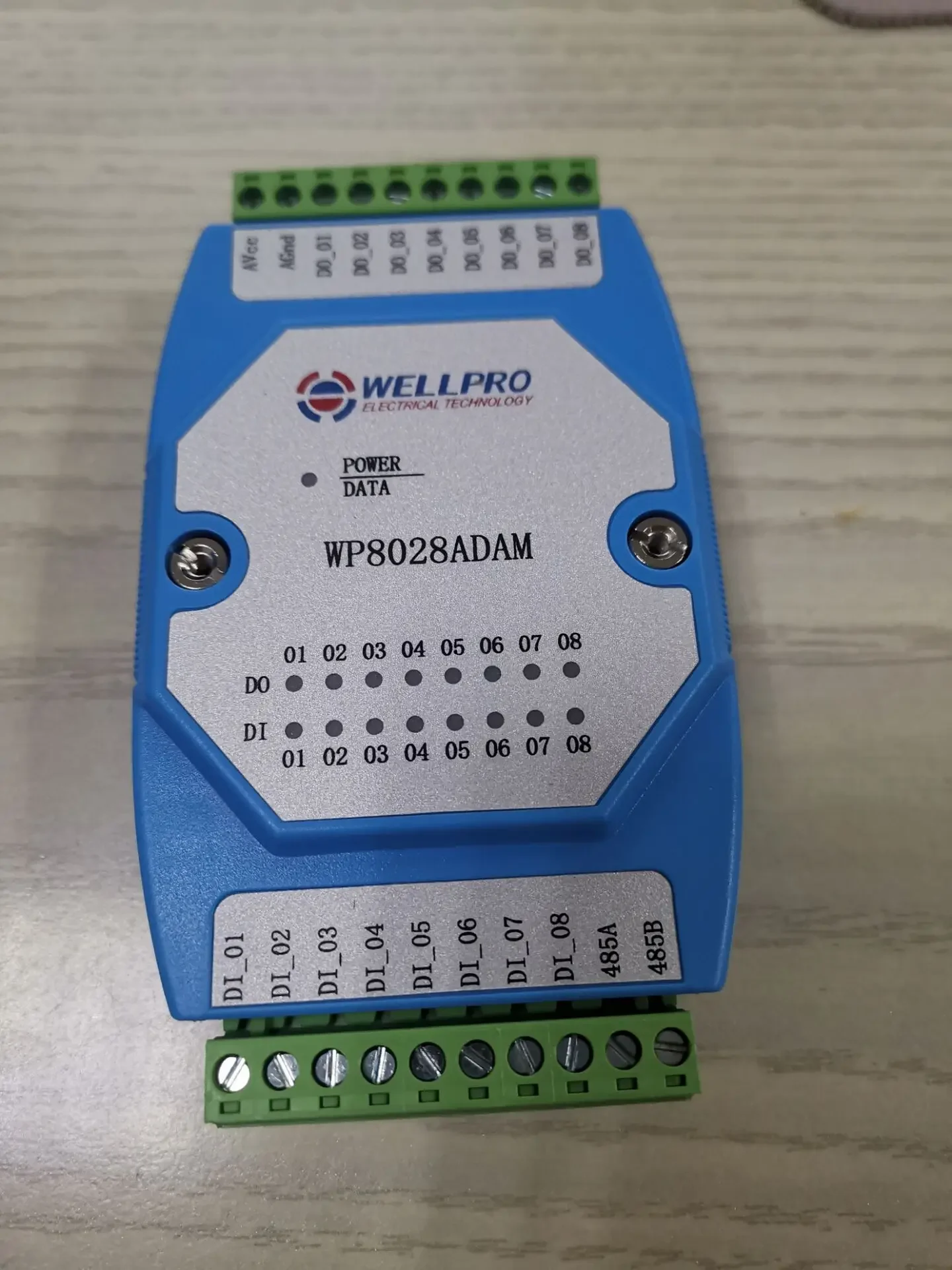 WP8028ADAM Digital Input/Output Module Isolation Type 8DI/8DO RS485 MODBUS Communication