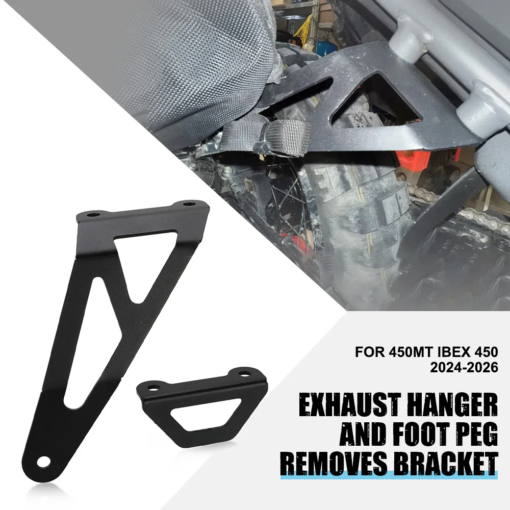 

Exhaust Hanger And Foot Peg Removes Bracket New Foot Peg Removes Exhaust Hanger Bracket For CFMOTO 450MT Ibex 450 2024 2025 2026