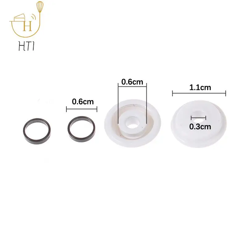 Rubber Gasket Electric Toothbrush Sealing Parts Waterproof Seal Gasket For Philips 993 992 68 Series 1pcs White+1pcs Black