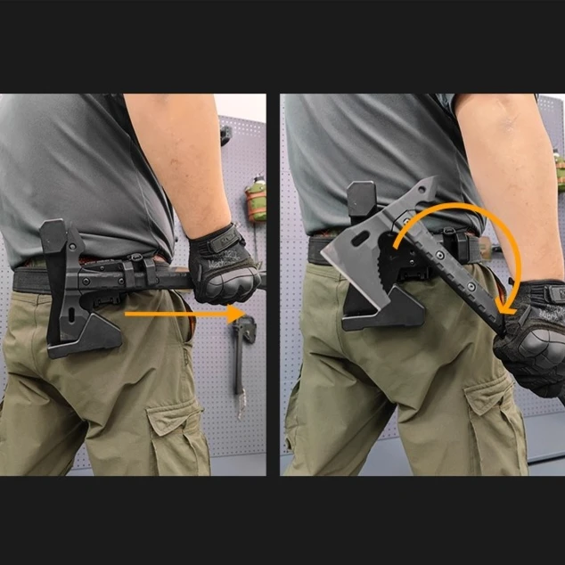 Outdoor Multifunctional Tactical One Handed Survival Equipment Axe Camping Hiking Self-defense Chopping EDC Tool