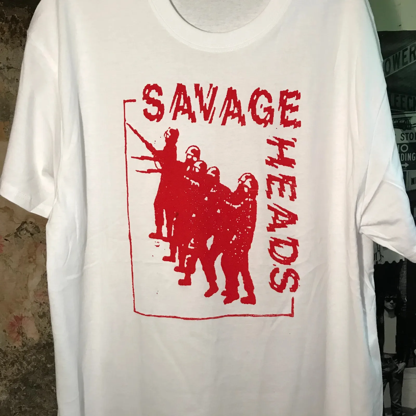 Savageheads Band T-Shirt S-2X Unisex (Screen Printed)