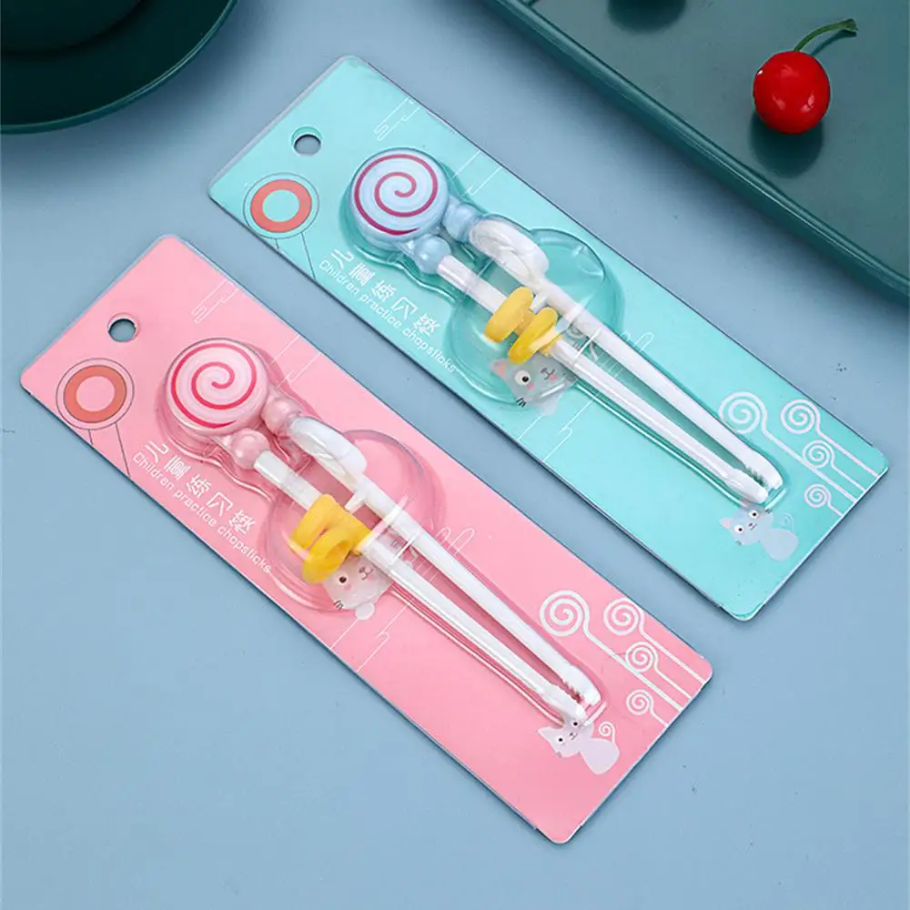 2/3/4PCS Child Tableware Training Chopsticks Can Be Sterilized Mellow Non-slip Practice Chopsticks Chopsticks To Correct Cartoon