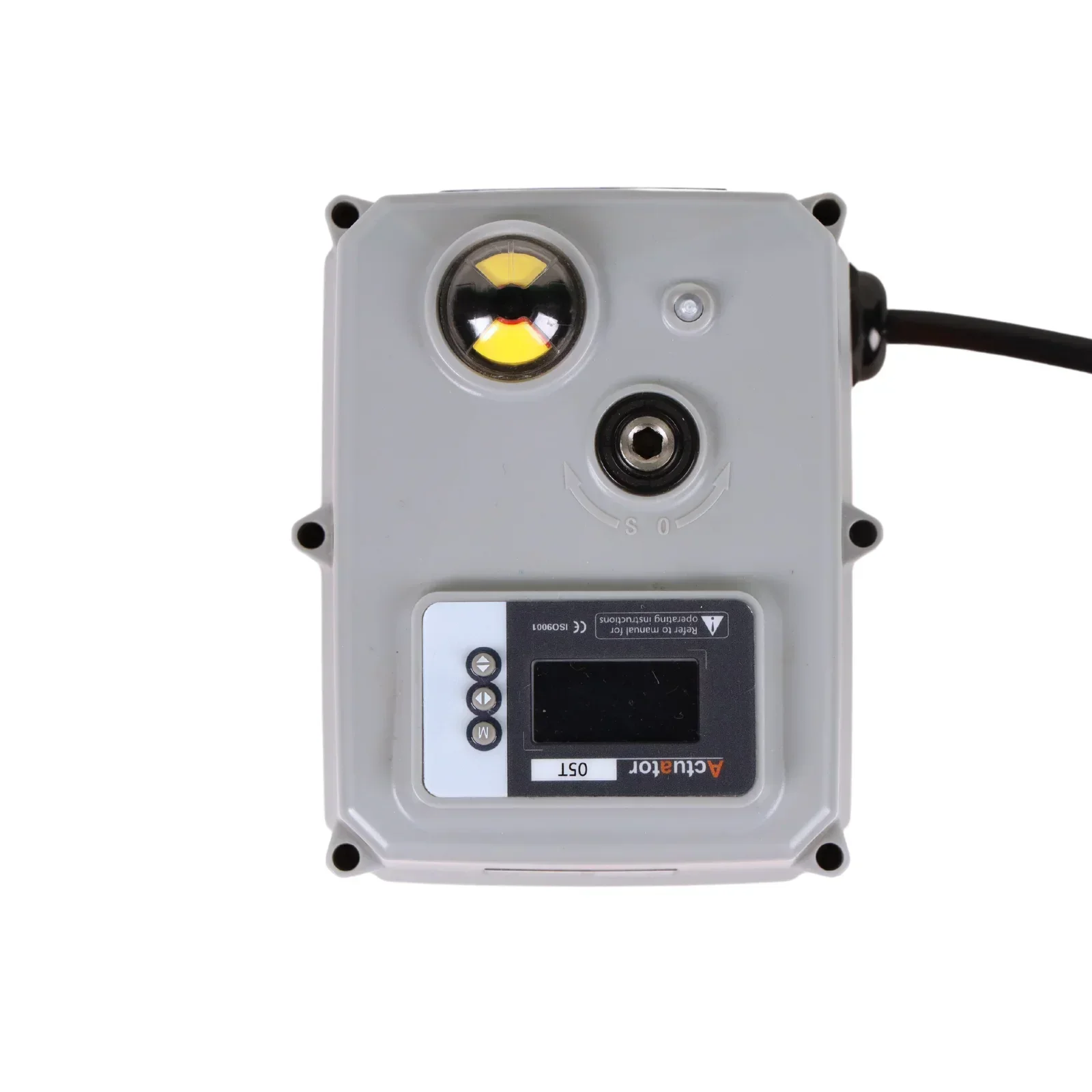 2025Failsafe to Close AC/DC24 4-20mA 50Nm Butterfly Ball Valve Rotary Actuator Intelligent Type Quarter Turn Electric Valve Actu