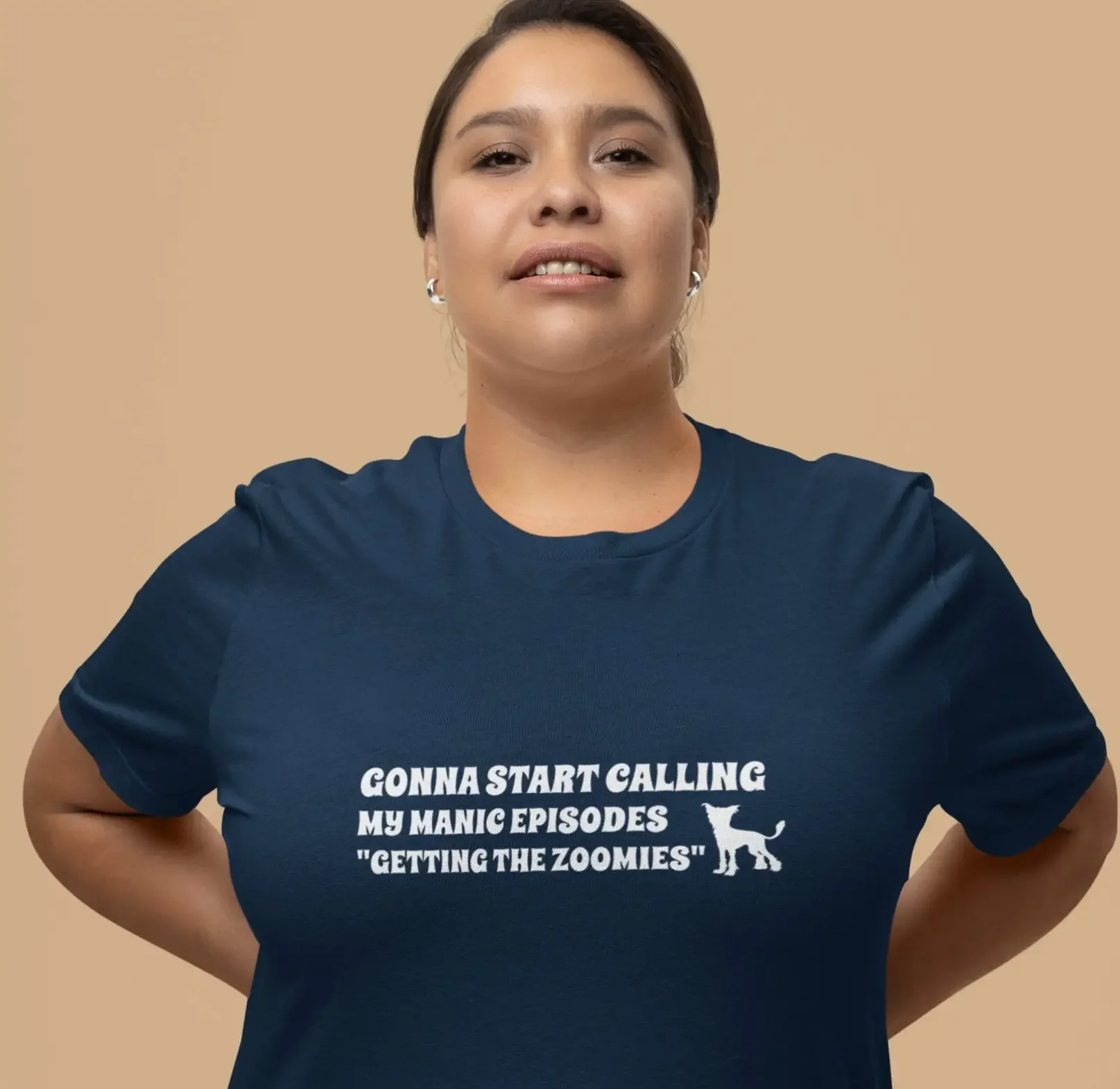Dog Lover T Shirt Getting The Zoomies Pet Mental Health Bi polar Manic Festival Animal